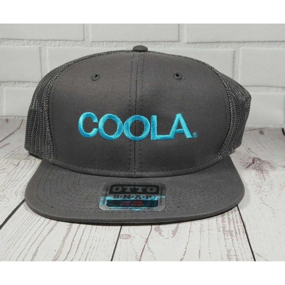 Coola Gray Snapback Hat – Premium OTTO Cap Base